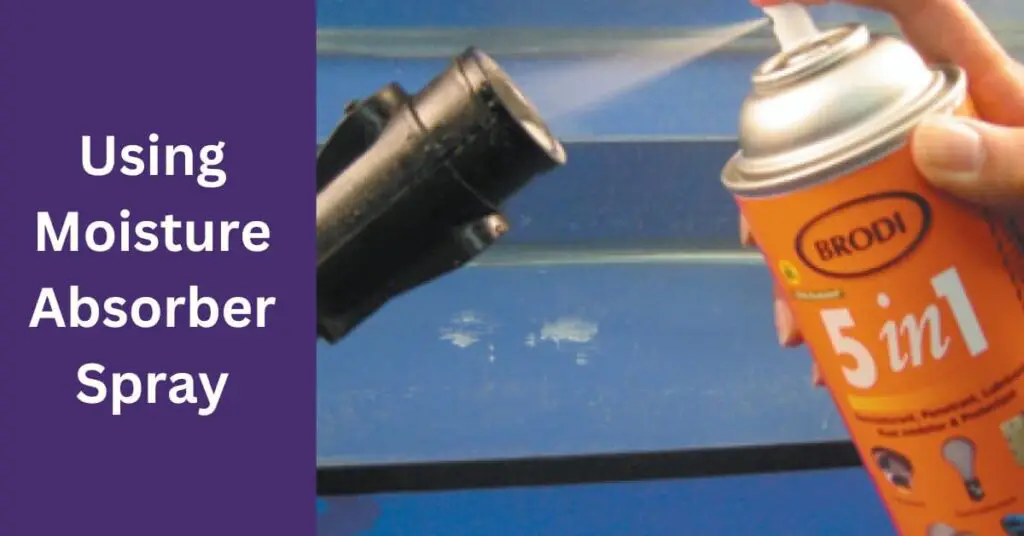 Moisture absorber spray - How to remove moisture from car headlight without removing 