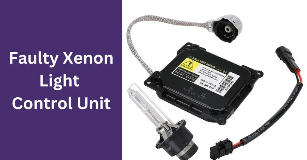 Xenon light control unit