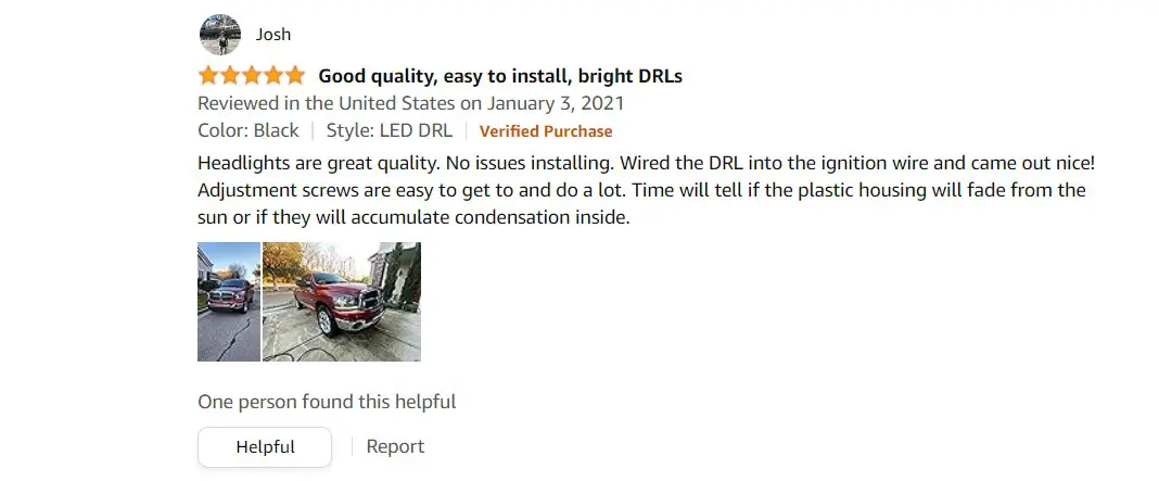 Customer review of DNA MOTORING HL-LED-RM06-BK-CL1 Headlight